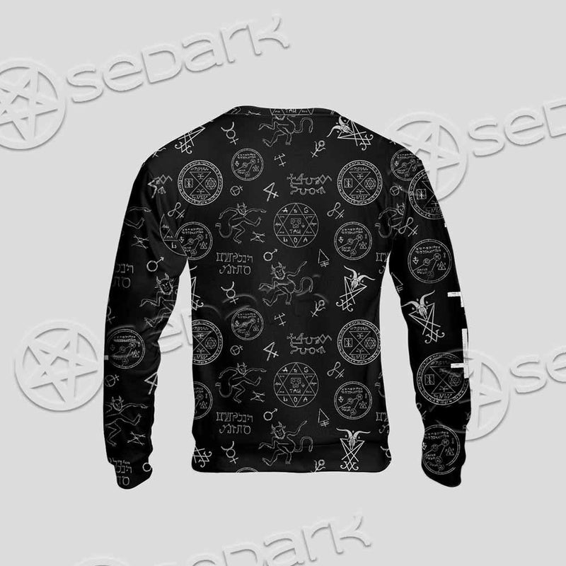 Baphomet Inverted Cross SED-0816 Unisex Sweatshirt
