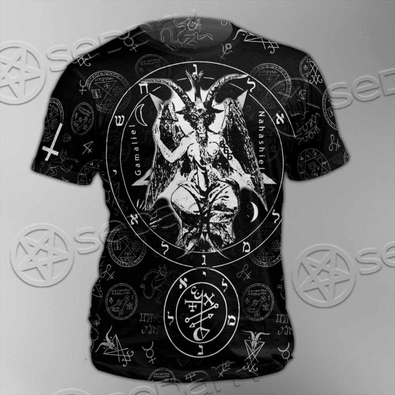 Baphomet Inverted Cross SED-0816 Unisex T-shirt