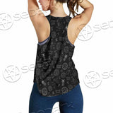 Baphomet Inverted Cross SED-0816 Women Tank Top