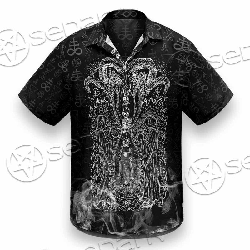 Skeleton Goat Head SED-0817 Shirt Allover