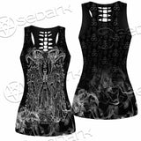 Skeleton Goat Head SED-0817 Women Tank Top