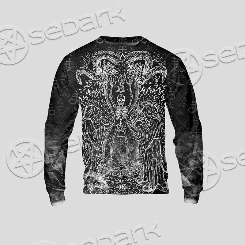 Skeleton Goat Head SED-0817 Unisex Sweatshirt
