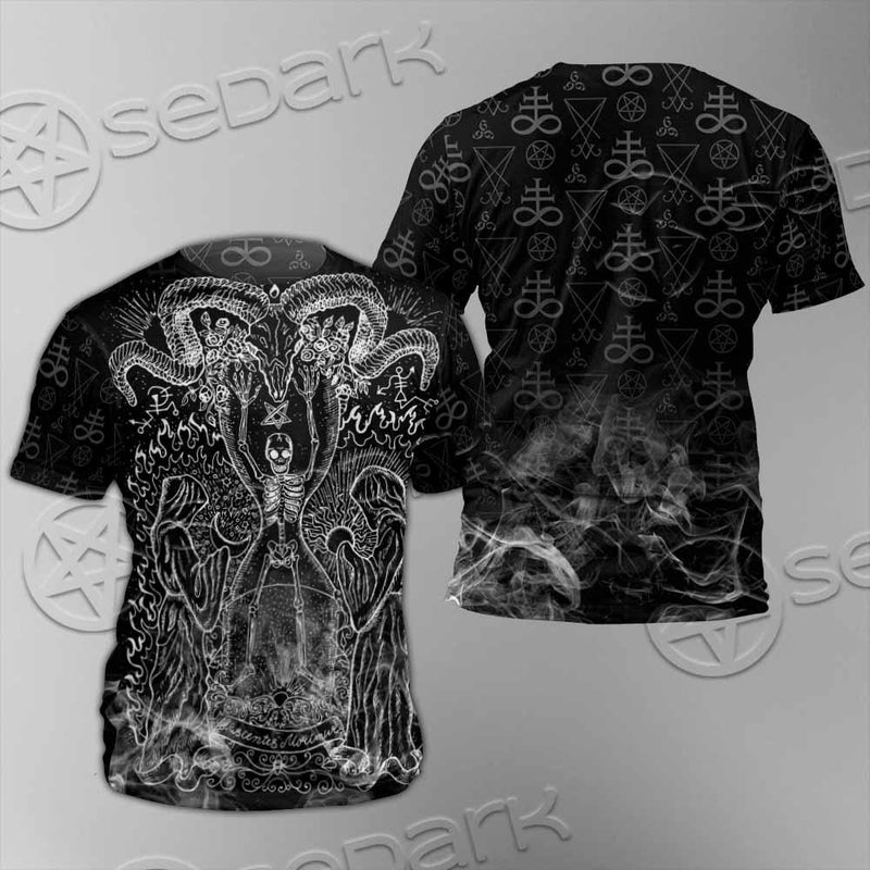 Skeleton Goat Head SED-0817 Unisex T-shirt