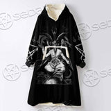 Baphomet Lucifer Sigil SED-0818 Oversized Sherpa Blanket Hoodie