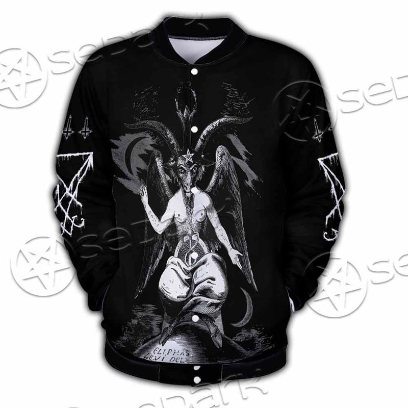 Baphomet Lucifer Sigil SED-0818 Button Jacket