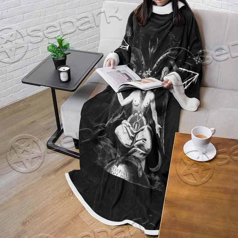 Baphomet Lucifer Sigil SED-0818 Sleeved Blanket
