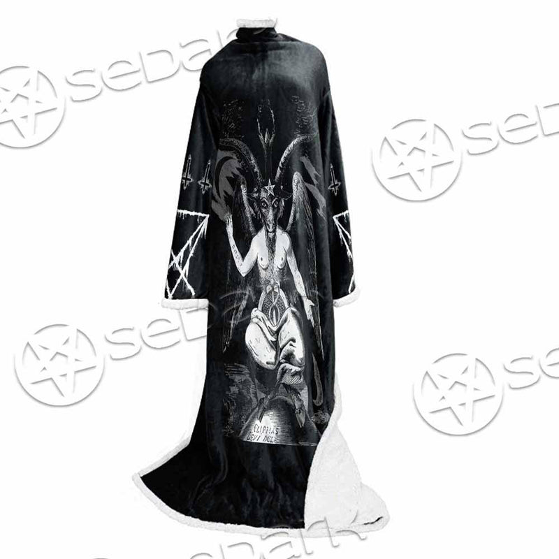 Baphomet Lucifer Sigil SED-0818 Sleeved Blanket