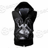 Baphomet Lucifer Sigil SED-0818 Zip Sleeveless Hoodie