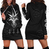 Baphomet Sigil Snake SED-0819 Hoodie Dress