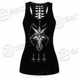 Baphomet Sigil Snake SED-0819 Women Tank Top