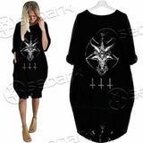 Baphomet Sigil Snake SED-0819 Batwing Pocket Dress
