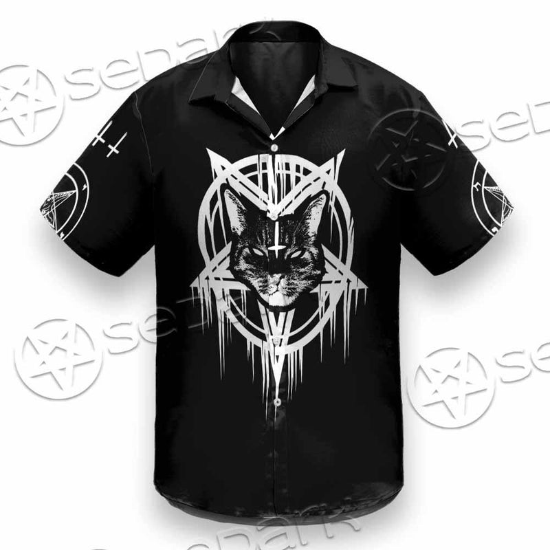 Sigil Of Baphomet Cat SED-0820 Shirt Allover
