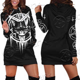 Sigil Of Baphomet Cat SED-0820 Hoodie Dress