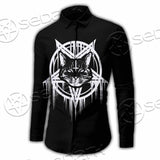 Sigil Of Baphomet Cat SED-0820 Shirt Allover