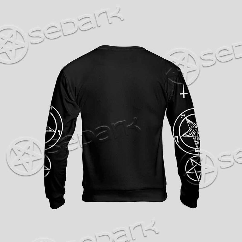Sigil Of Baphomet Cat SED-0820 Unisex Sweatshirt