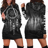 Satan Dream Catcher Skeleton SED-0821 Hoodie Dress
