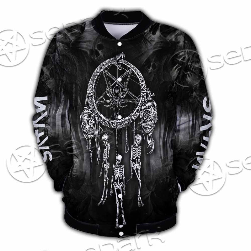 Satan Dream Catcher Skeleton SED-0821 Button Jacket