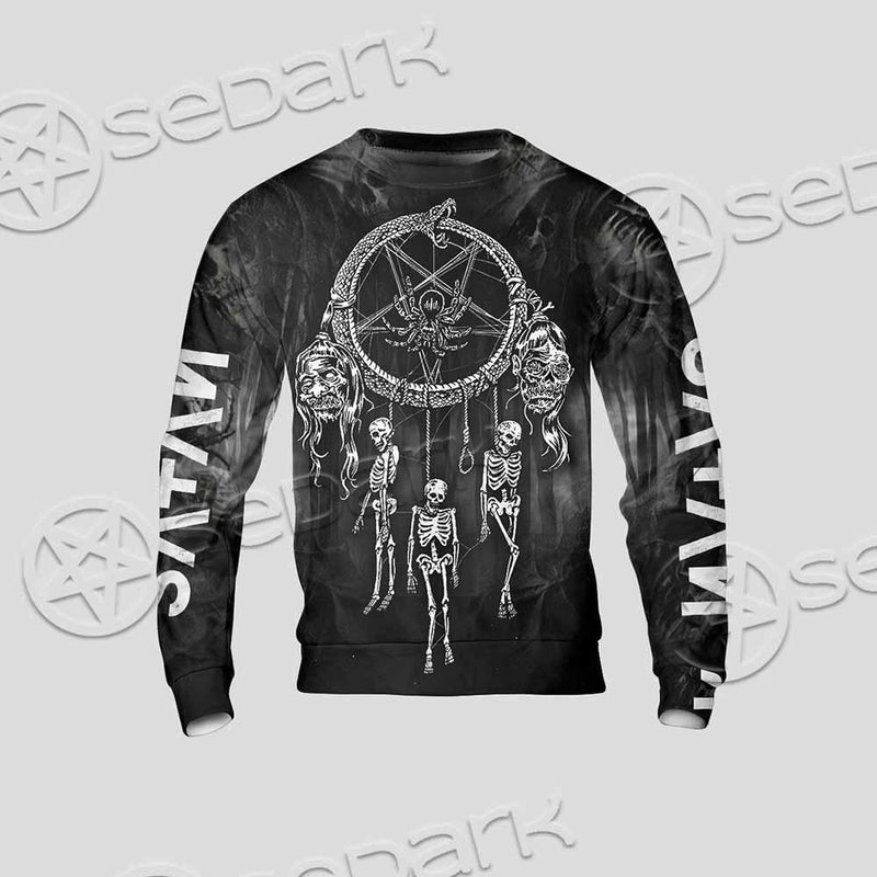 Satan Dream Catcher Skeleton SED-0821 Unisex Sweatshirt