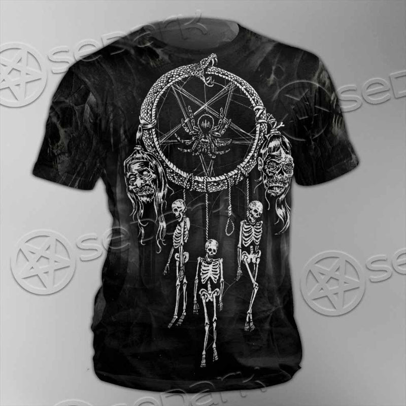 Satan Dream Catcher Skeleton SED-0821 Unisex T-shirt