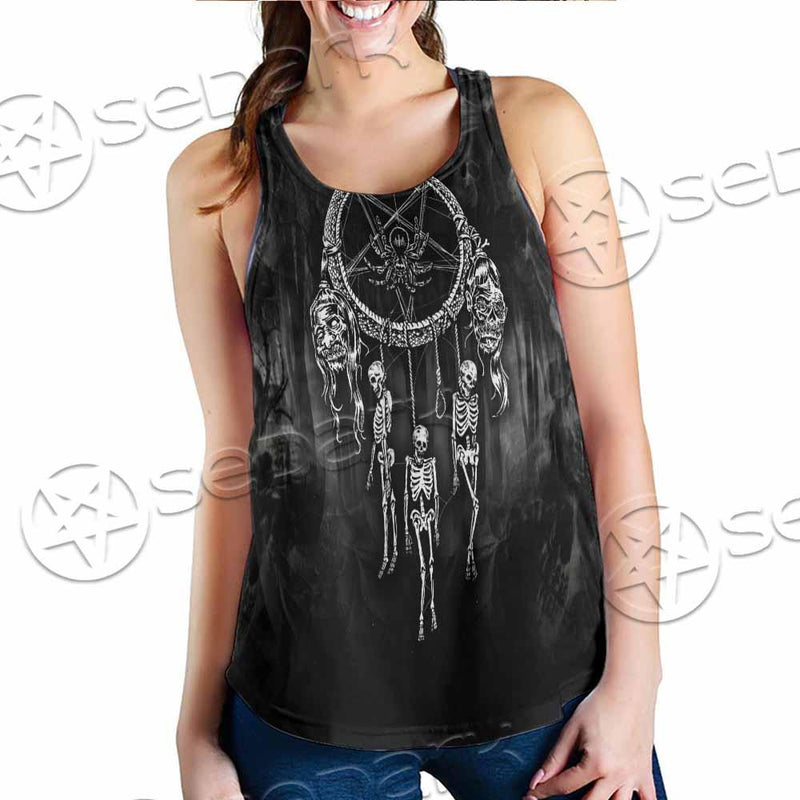 Satan Dream Catcher Skeleton SED-0821 Women Tank Top