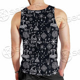 Viking Symbols Pattern SED-0823 Men Tank-tops