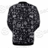 Viking Symbols Pattern SED-0823 Button Jacket