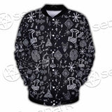 Viking Symbols Pattern SED-0823 Button Jacket