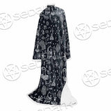 Viking Symbols Pattern SED-0823 Sleeved Blanket