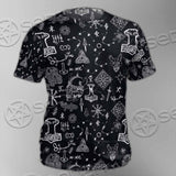 Viking Symbols Pattern SED-0823 Unisex T-shirt