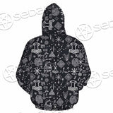 Viking Symbols Pattern SED-0823 Hoodie & Zip Hoodie