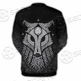 Viking Valknut Fenrir Wolf SED-0824 Button Jacket