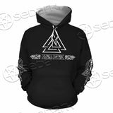 Viking Runes Valknut SED-0825 Hoodie & Zip Hoodie