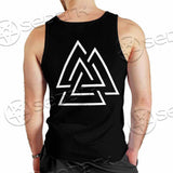 Viking Runes Valknut SED-0825 Men Tank-tops