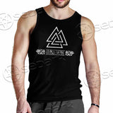 Viking Runes Valknut SED-0825 Men Tank-tops