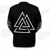 Viking Runes Valknut SED-0825 Button Jacket