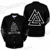 Viking Runes Valknut SED-0825 Button Jacket