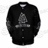 Viking Runes Valknut SED-0825 Button Jacket