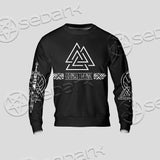 Viking Runes Valknut SED-0825 Unisex Sweatshirt