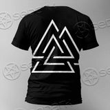 Viking Runes Valknut SED-0825 Unisex T-shirt