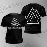 Viking Runes Valknut SED-0825 Unisex T-shirt