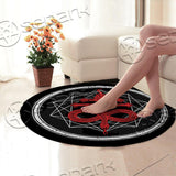 Leviathan Cross Snake SED-0829 Round Carpet