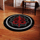 Leviathan Cross Snake SED-0829 Round Carpet