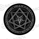 Satanic Occult Lilith SED-0830 Round Carpet