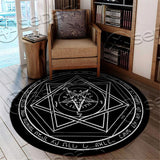 Satanic Occult Lilith SED-0830 Round Carpet
