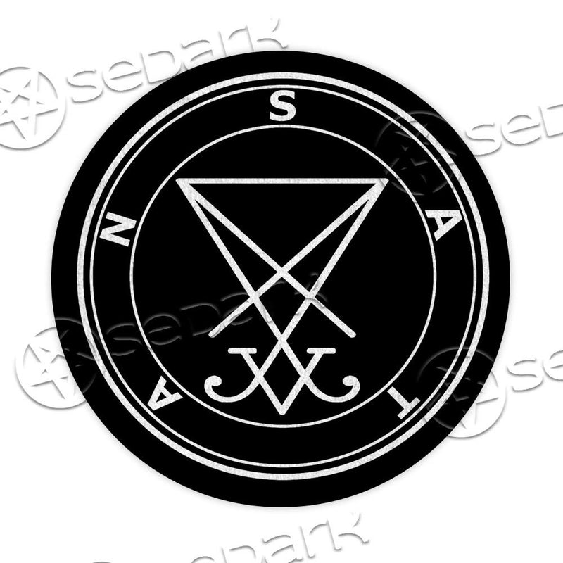 Sigil Of Lucifer SED-0832 Round Carpet