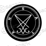 Sigil Of Lucifer SED-0832 Round Carpet