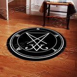 Sigil Of Lucifer SED-0832 Round Carpet