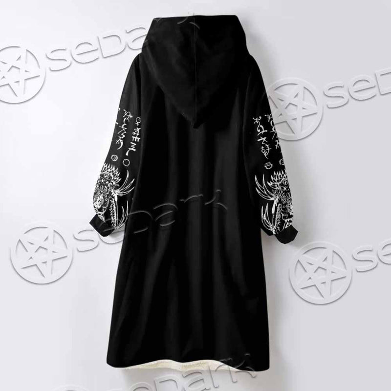 Satanic Demon SED-0833 Oversized Sherpa Blanket Hoodie