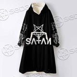 Satanic Demon SED-0833 Oversized Sherpa Blanket Hoodie