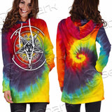 Baphomet Sigil Lilith LGBT SED-0834 Hoodie Dress